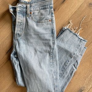 Levi’s wedgie straight jeans - size 25 - 100% cotton